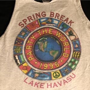 Vintage Lake Havasu Spring Break 1996 Graphic Tank - Multicolor